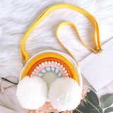 Kids Crossbody Rainbow Purse Girls Handbag Messenger Handbags for Toddlers