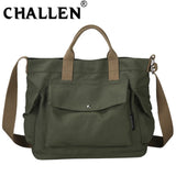 Canvas Crossbody Shoulder Bag Tote Large Capacity Student Casual Tide
