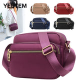 Small Nylon Crossbody Shoulder Bag Spring Style Waterproof Women Messenger Bag