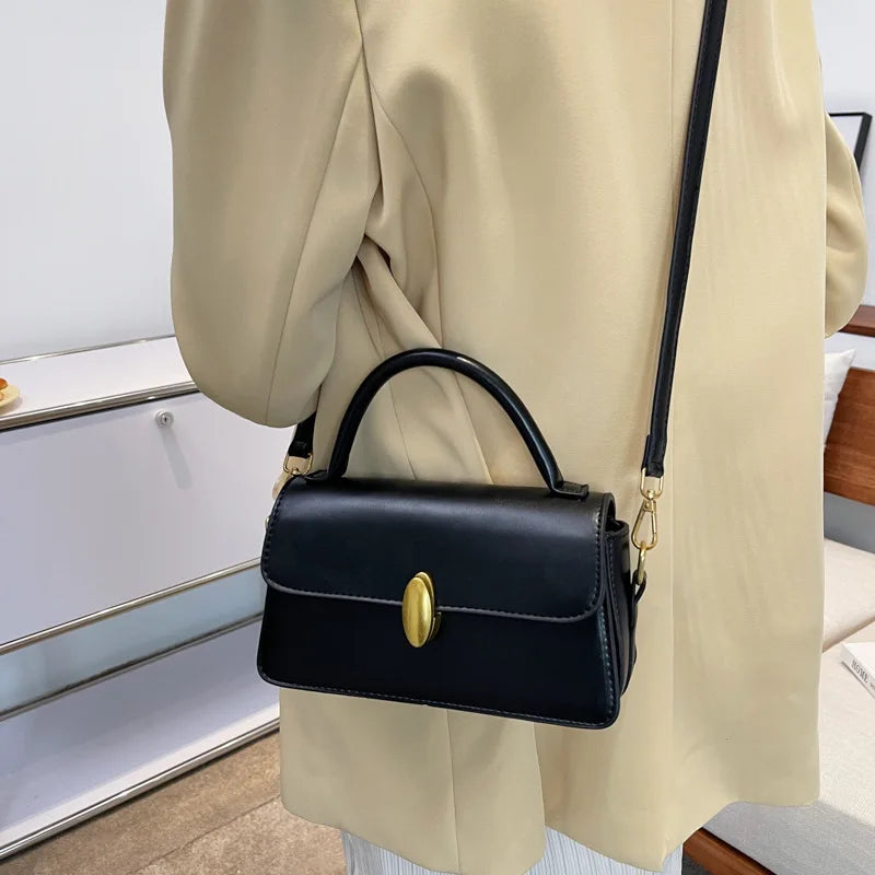Vintage PU Leather Crossbody Shoulder Bags for Women