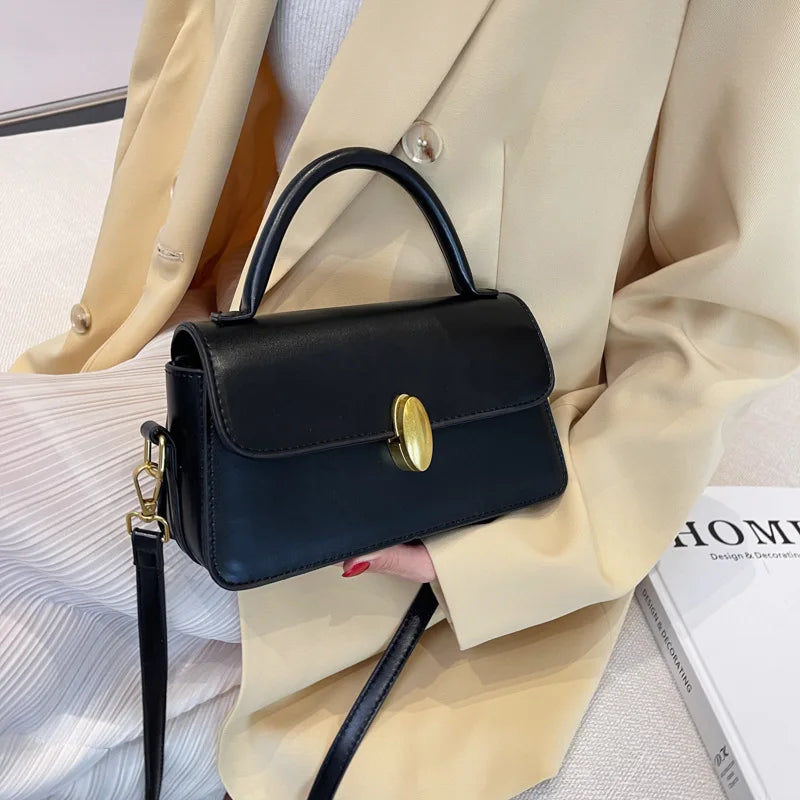 Vintage PU Leather Crossbody Shoulder Bags for Women