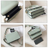 Acrylic Chain Small Square Shoulder Bag