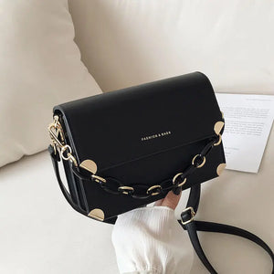 Acrylic Chain Small Square Shoulder Bag