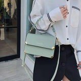 Acrylic Chain Small Square Shoulder Bag