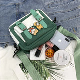 Nylon Crossbody Bag for Women Student Version