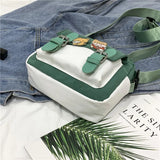 Nylon Crossbody Bag for Women Student Version