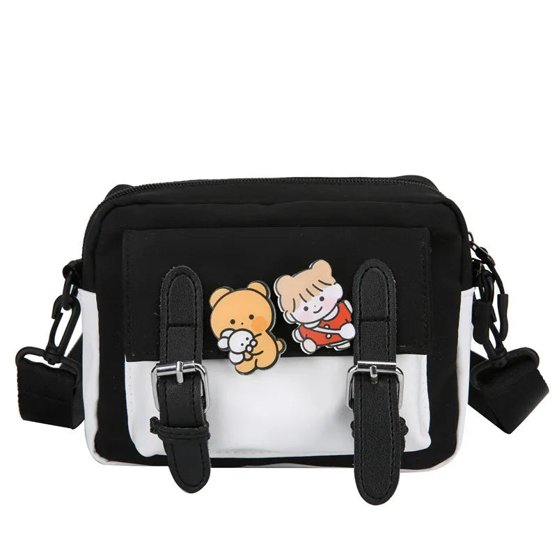 Nylon Crossbody Bag for Women Student Version
