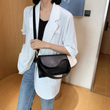 Women Candy Leather Messenger Crossbody Bag