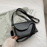 Women Candy Leather Messenger Crossbody Bag