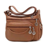 Crossbody Bag PU Leather Vintage Shoulder Bag for Women