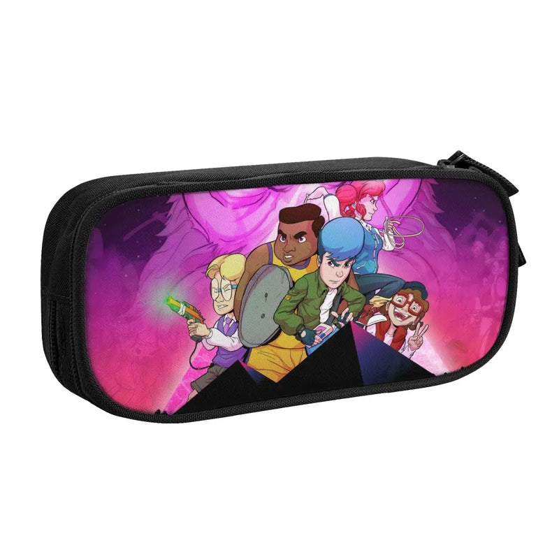 Crossing Souls Pen Box Student School Anime Zipper Pen Bag Child Stationery Bag