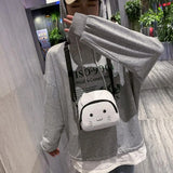 Cartoon Cat Plush Crossbody Bag for Women