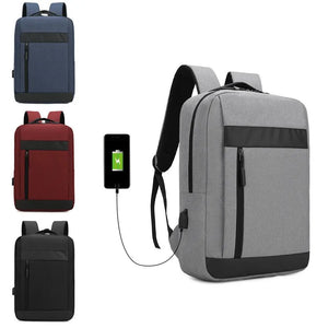 Crossten Men Multifunctional Backpack USB Charging Waterproof