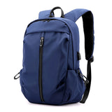 Crossten USB Charging Backpack Waterproof Travel Bag Light Fitness Anti Theft