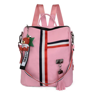 Crossten Women Backpack Causal High Female Shoulder Bag PU Leather Backpacks