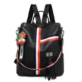 Crossten Women Backpack Causal High Female Shoulder Bag PU Leather Backpacks