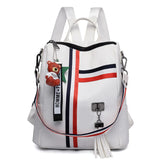 Crossten Women Backpack Causal High Female Shoulder Bag PU Leather Backpacks