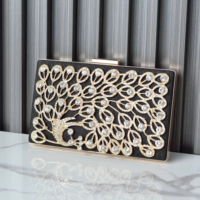 Crystal Clutch Women Small Hand Bag Diamond Bling Crossbody Summer Purse