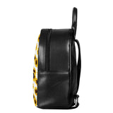 Cumagical High Arrival Sunflower Leather Backpack Small Mini Shoulder Bag