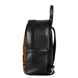Mini Pu Leather Backpack Polynesian Tribal Print
