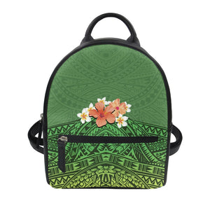 Polynesian Hawaiian Tribal Women Small Backpack Street Bags Fancy Bag For Ladies