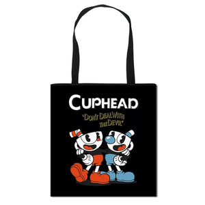 Cuphead Mugman Handbag Women Lady Shopping Bag
