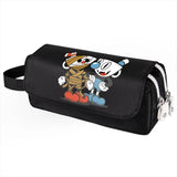 Cuphead Mugman Pen Pencil Case, Canvas Stationery Storage Bag Organizer