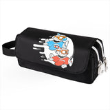 Cuphead Mugman Pen Pencil Case, Canvas Stationery Storage Bag Organizer
