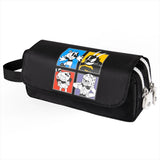 Cuphead Mugman Print Pencil Case Large Capacity Storage Bag