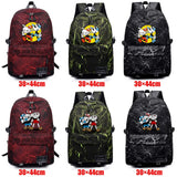 Cuphead Packsack Teenager Zipper Fabric Backpack Schoolbag Unisex