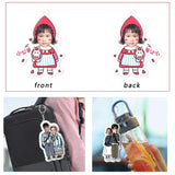Acrylic Lover Photo Keychain Boyfriend Girlfriend Pendant Accessories