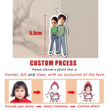 Acrylic Lover Photo Keychain Boyfriend Girlfriend Pendant Accessories