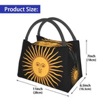 Argentina Flag Lunch Bag Thermal Insulated Lunch Box for Work or Travel