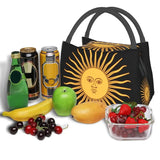 Argentina Flag Lunch Bag Thermal Insulated Lunch Box for Work or Travel