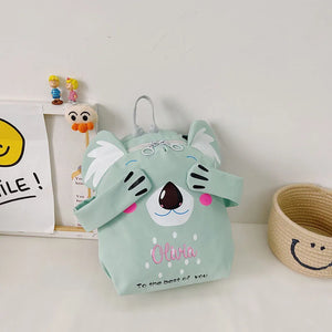 Child Koala Backpack For Kindergarten Student School Bag Cartoon Waterproof