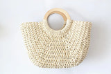 Personalized Straw Tote Bag for Bride, Beach Bridal Shower Bag