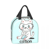 Cat Lunch Bag Thermal Cooler Insulated Lunch Box Kids School Children