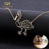 Children's Drawing Necklace, Kid's Art Child Artwork Personalized Graffiti Neckl