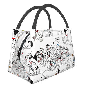 Dalmatians Dog Lunch Bag Insulated Lunch Boxes for Office Travel