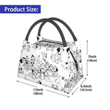 Dalmatians Dog Lunch Bag Insulated Lunch Boxes for Office Travel