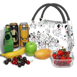 Dalmatians Dog Lunch Bag Insulated Lunch Boxes for Office Travel