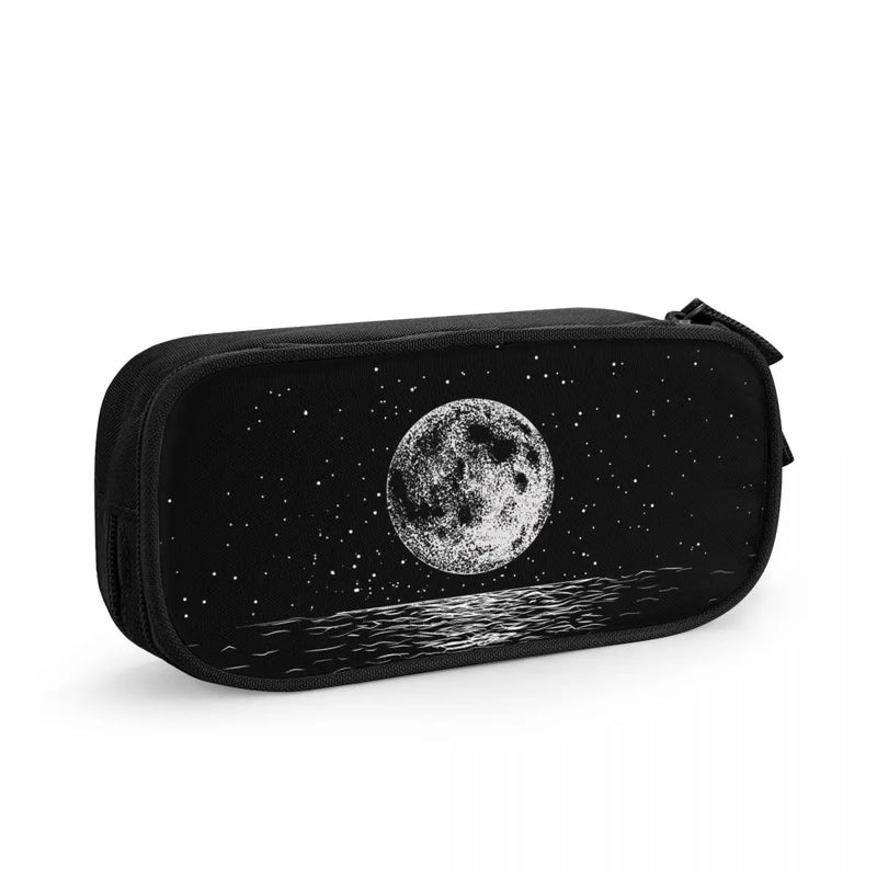 Planet Star River Pencil Case for School Pen Box for Workout Storage Ladies