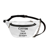 Unisex PU Chest Bag Hip Belt Fanny Pack Zipper Pouch Crossbody Waist Bag
