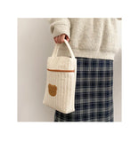 Embroidery Baby Diaper Bag for Mom Cotton Bear Mommy Bags Nappy Diapers