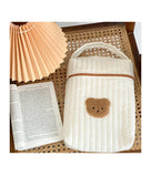 Embroidery Baby Diaper Bag for Mom Cotton Bear Mommy Bags Nappy Diapers