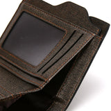 Engraved Men's Bifold Wallet Short Style Photo Engraving Personalized Gift