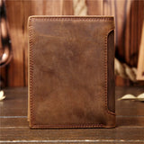Engraved Men's Leather Wallet - Retro Multifunctional Wallet Gift