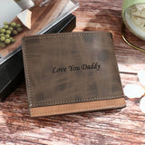 Personalized Photo Frosted Multi-card Wallet for Him