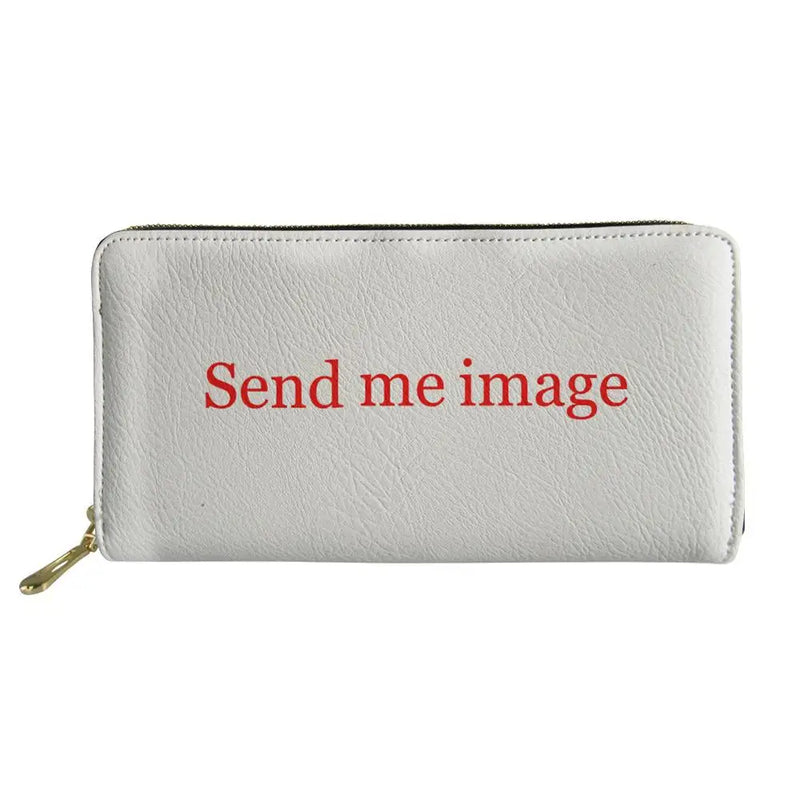 Christmas Dog Ladies Wallet Women Leather Purse Multifunction