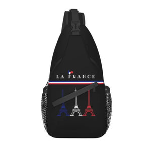 Eiffel Tower Sling Bag for Men